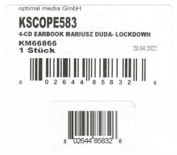 4CD Mariusz Duda: Lockdown Trilogy LTD 477745