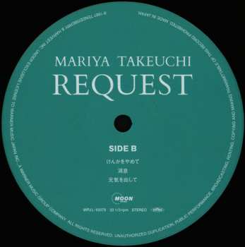 2LP Mariya Takeuchi: Request = リクエスト (30th Anniversary Edition) LTD