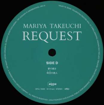 2LP Mariya Takeuchi: Request = リクエスト (30th Anniversary Edition) LTD