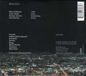 CD Mark Feldman: What Exit 389958