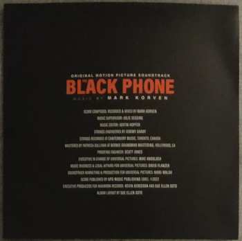 2LP Mark Korven: The Black Phone (Original Motion Picture Soundtrack) DLX | CLR 457517
