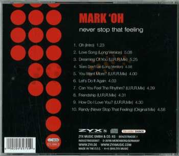 CD Mark 'Oh: Never Stop That Feeling 24978