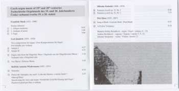CD Markéta Schley Reindlová: Czech Organ Music Of 19th And 20th Centuries 407987