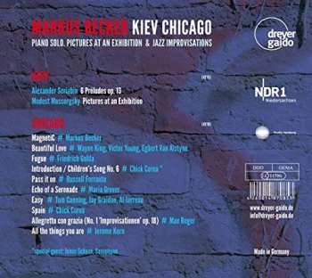 2CD Markus Becker: Kiev Chicago: Pictures At An Exhibition & Jazz Improvisations 288868