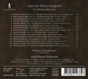 CD Markus Miesenberger: Arias For Silvio Garghetti: The Habsburg Star Tenor 339951