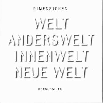 4CD/Box Set Marlis Petersen: Dimensionen (Mensch&Lied) 112938