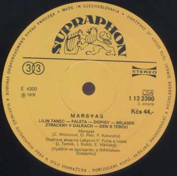 LP Marsyas: Marsyas 42545
