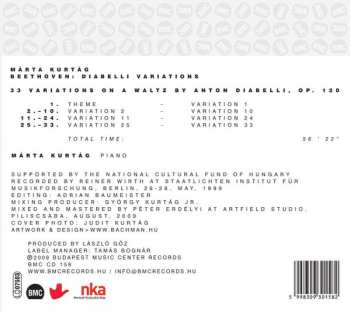 CD Márta Kurtág: Diabelli Variations 283139