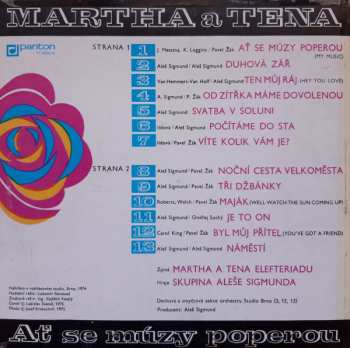 LP Martha A Tena Elefteriadu: Ať Se Múzy Poperou (76/2) 43406