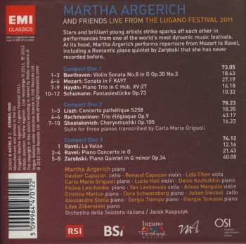 3CD/Box Set Martha Argerich And Friends: Live From Lugano 2011 49767