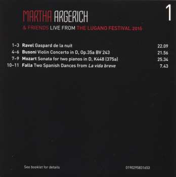 3CD/Box Set Martha Argerich And Friends: Live From Lugano 2016