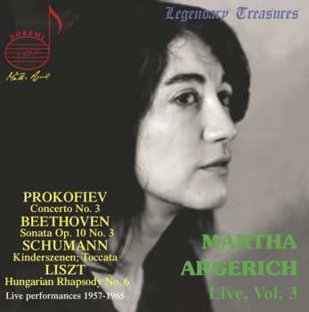 CD Sergei Prokofiev: Martha Argerich Vol. 3 / Live Performances 1957-1965