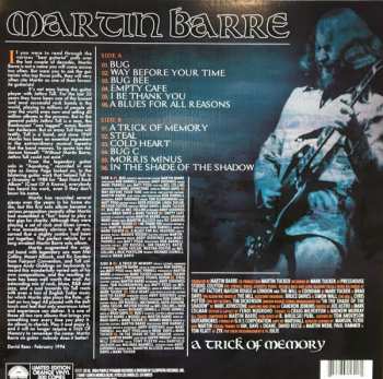 LP Martin Barre: A Trick Of Memory LTD | CLR 345446
