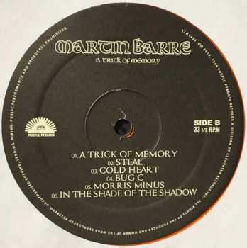 LP Martin Barre: A Trick Of Memory LTD | CLR 345446