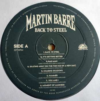 LP Martin Barre: Back To Steel DLX | LTD | CLR 359125