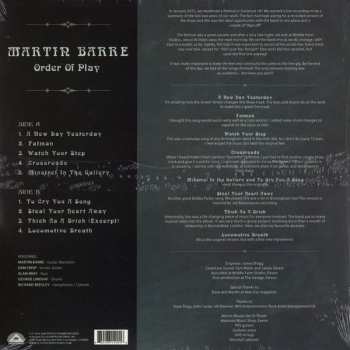 LP Martin Barre: Order Of Play LTD | CLR 359471