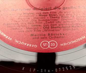 LP Martin Böttcher: Martin Böttcher Dirigiert Die Große Film-Musik