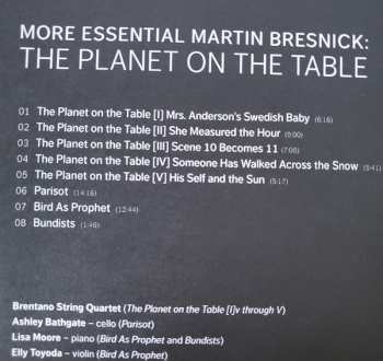 CD Martin Bresnick: More Essential Martin Bresnick: The Planet On The Table 114052