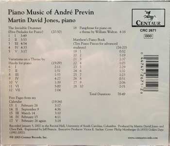 CD André Previn: Piano Music Of André Previn