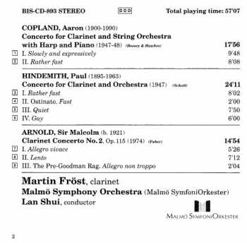 CD Martin Fröst: Martin Fröst Plays Concertos Dedicated To Benny Goodman 177120