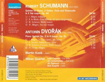 CD Martin Kasík: Dvořák, Schumann Piano Quartets