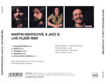 CD Martin Kratochvíl: Live Plzeň 1980 510076
