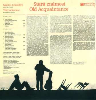 LP Martin Kratochvíl: Stará Známost / Old Acquaintance 43962
