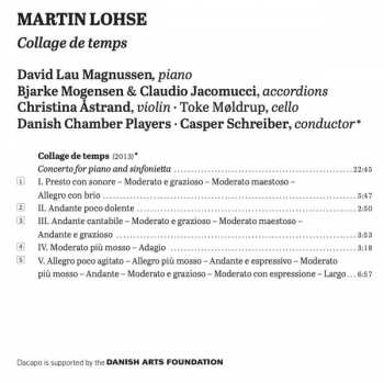 CD Martin Lohse: Collage de Temps 329487
