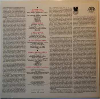 LP Martin Mysliveček: Bach Sanz Seixas Weiss