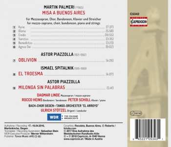 CD Martín Palmeri: Misa A Buenos Aires 305289