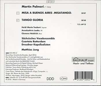 CD Martín Palmeri: Misa a Buenos Aires "Misatango" / Tango Gloria 118192