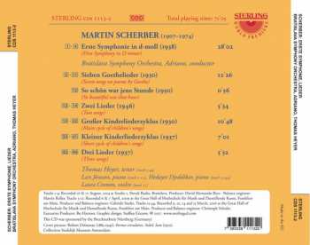 CD Martin Scherber: Erste Symphonies; Goethelieder - Kinderlieder - 6 Lieder 291221