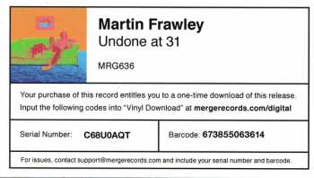 LP Marty Frawley: Undone at 31 LTD | CLR 67287
