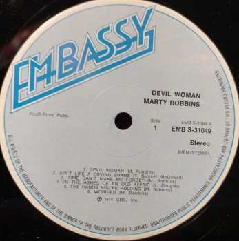 LP Marty Robbins: Devil Woman