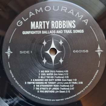 LP/SP Marty Robbins: Gunfighter Ballads And Trail Songs CLR 77749