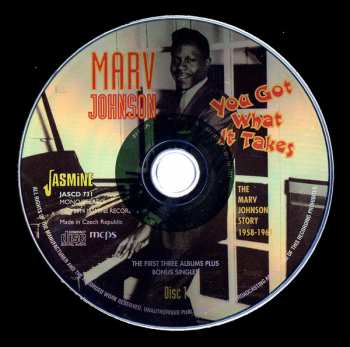 2CD Marv Johnson: You Got What It Takes: The Marv Johnson Story 1958-1961 390433