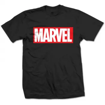 Tričko Box Logo Marvel Comics