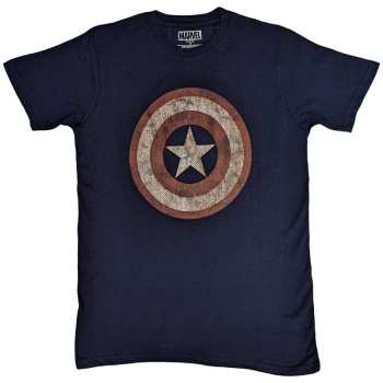 Merch Marvel Comics: Tričko Captain America Embroidered Shield