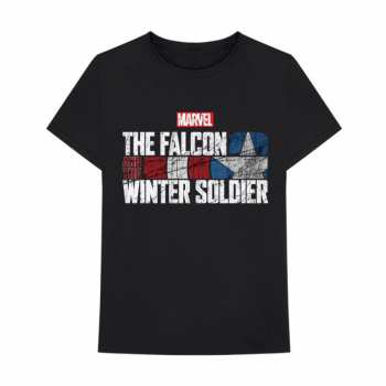Merch Marvel Comics: Tričko Falcon & Winter Soldier Text Logo Marvel Comics 