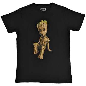 Merch Marvel Comics: Marvel Comics Unisex T-shirt: Guardians Of The Galaxy Groot Perch (small) S