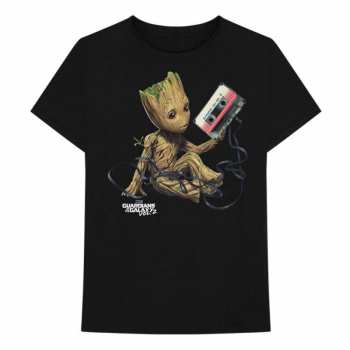 Merch Marvel Comics: Tričko Guardians Of The Galaxy Groot With Tape  XXL