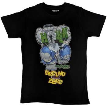 Merch Marvel Comics: Marvel Comics Unisex T-shirt: Hulk Ground Zero (small) S