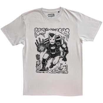 Merch Marvel Comics: Marvel Comics Unisex T-shirt: Iron Man Sketch (small) S