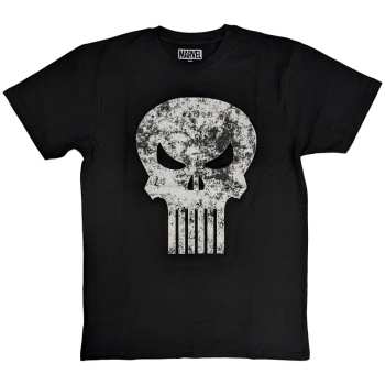Merch Marvel Comics: Marvel Comics Unisex T-shirt: Punisher Distressed Logo (medium) M