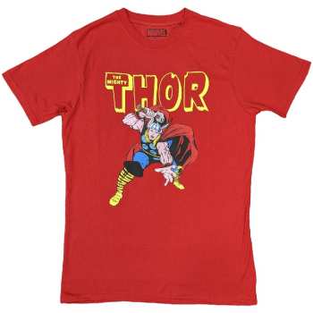 Merch Marvel Comics: Marvel Comics Unisex T-shirt: Thor Hammer (large) Red