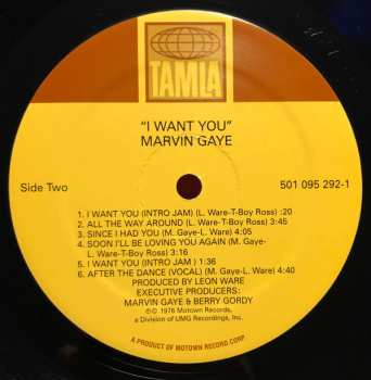 LP Marvin Gaye: I Want You 532978
