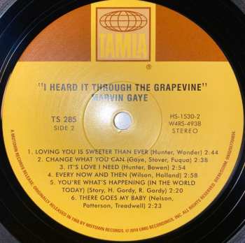LP Marvin Gaye: I Heard It Through The Grapevine! CLR 393036