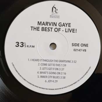 LP Marvin Gaye: The Best Of - Live! 62011