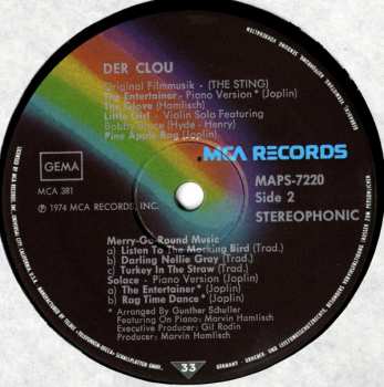 LP Marvin Hamlisch: Der Clou - Original Filmmusik - (The Sting) 417688