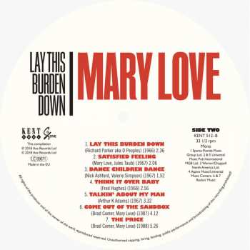 LP Mary Love: Lay This Burden Down 59766